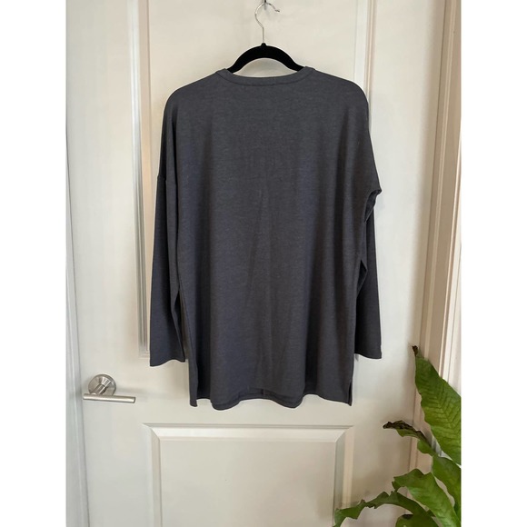 J. Jill Gray Metallic Tunic Top Sz. Small - Picture 4 of 10